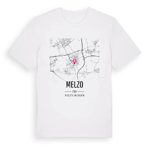 Melzo karta t-shirt – ekologisk bomull t-shirt från Pinshirt