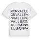 Monvalle ordlek t-shirt