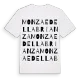 Monza e della Brianza ordlek t-shirt