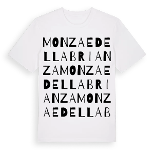 Monza e della Brianza ordlek t-shirt – ekologisk bomull t-shirt från Pinshirt