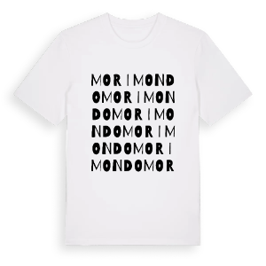 Morimondo ordlek t-shirt – ekologisk bomull t-shirt från Pinshirt