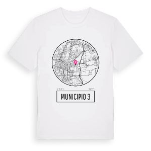 Municipio 3 t-shirt – ekologisk bomull t-shirt från Pinshirt