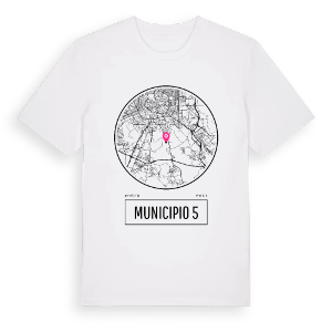 Municipio 5 t-shirt – ekologisk bomull t-shirt från Pinshirt