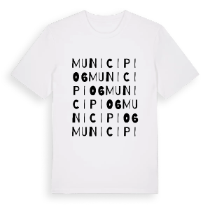 Municipio 6 ordlek t-shirt – ekologisk bomull t-shirt från Pinshirt