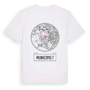 Municipio 7 t-shirt – ekologisk bomull t-shirt från Pinshirt