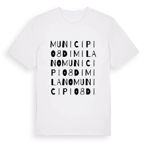 Municipio 8 di Milano ordlek t-shirt – ekologisk bomull t-shirt från Pinshirt
