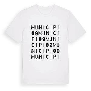 Municipio 9 ordlek t-shirt – ekologisk bomull t-shirt från Pinshirt