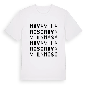 Nova Milanese ordlek t-shirt – ekologisk bomull t-shirt från Pinshirt