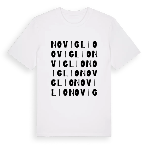 Noviglio ordlek t-shirt – ekologisk bomull t-shirt från Pinshirt