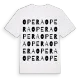 Opera ordlek t-shirt