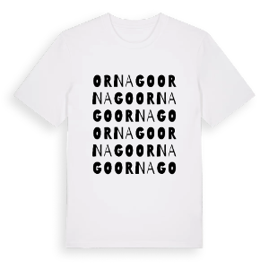 Ornago ordlek t-shirt – ekologisk bomull t-shirt från Pinshirt