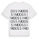 Ossimo ordlek t-shirt