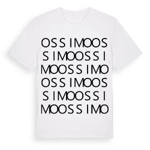 Ossimo ordlek t-shirt – ekologisk bomull t-shirt från Pinshirt