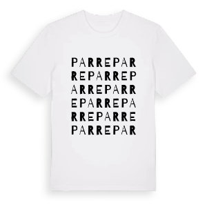 Parre ordlek t-shirt – ekologisk bomull t-shirt från Pinshirt