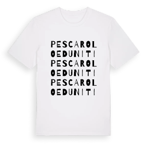 Pescarolo ed Uniti ordlek t-shirt – ekologisk bomull t-shirt från Pinshirt