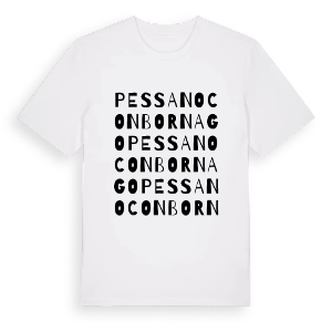 Pessano con Bornago ordlek t-shirt – ekologisk bomull t-shirt från Pinshirt