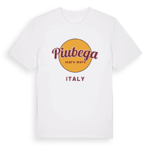 Piubega cirkel t-shirt – ekologisk bomull t-shirt från Pinshirt
