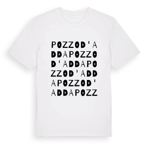 Pozzo d'Adda ordlek t-shirt – ekologisk bomull t-shirt från Pinshirt