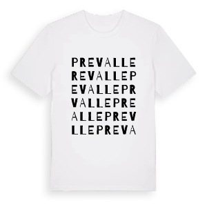 Prevalle ordlek t-shirt – ekologisk bomull t-shirt från Pinshirt