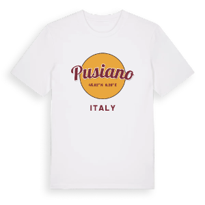 Pusiano cirkel t-shirt – ekologisk bomull t-shirt från Pinshirt