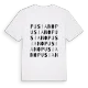 Pusiano ordlek t-shirt