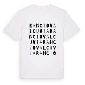 Rancio Valcuvia ordlek t-shirt – ekologisk bomull t-shirt från Pinshirt