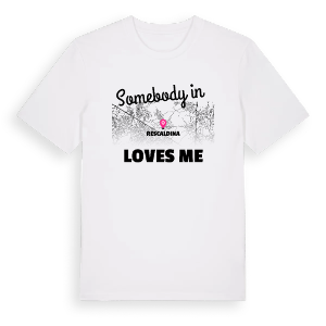 Någon i Rescaldina älskar mig t-shirt – ekologisk bomull t-shirt från Pinshirt