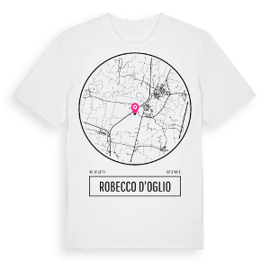 Robecco d'Oglio t-shirt – ekologisk bomull t-shirt från Pinshirt