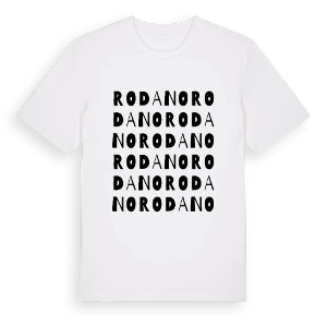 Rodano ordlek t-shirt – ekologisk bomull t-shirt från Pinshirt