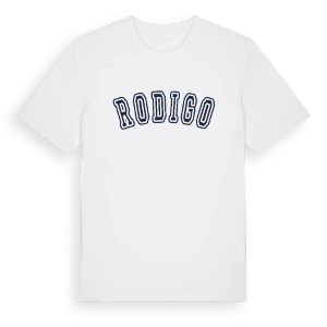 Rodigo college t-shirt – ekologisk bomull t-shirt från Pinshirt