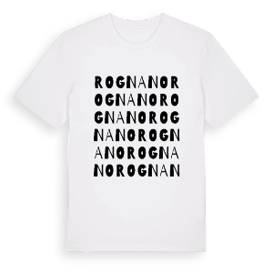 Rognano ordlek t-shirt – ekologisk bomull t-shirt från Pinshirt