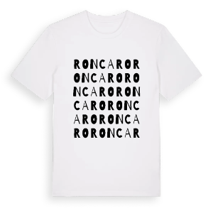 Roncaro ordlek t-shirt – ekologisk bomull t-shirt från Pinshirt