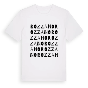 Rozzano ordlek t-shirt – ekologisk bomull t-shirt från Pinshirt