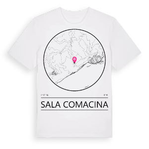 Sala Comacina t-shirt – ekologisk bomull t-shirt från Pinshirt