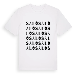 Salò ordlek t-shirt – ekologisk bomull t-shirt från Pinshirt