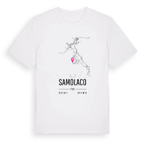 Samolaco karta t-shirt – ekologisk bomull t-shirt från Pinshirt