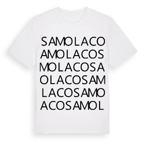 Samolaco ordlek t-shirt – ekologisk bomull t-shirt från Pinshirt