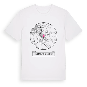 San Donato Milanese t-shirt – ekologisk bomull t-shirt från Pinshirt