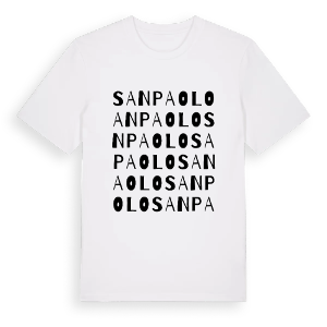 San Paolo ordlek t-shirt – ekologisk bomull t-shirt från Pinshirt