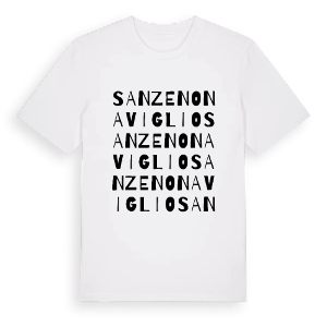 San Zeno Naviglio ordlek t-shirt – ekologisk bomull t-shirt från Pinshirt