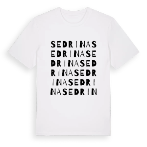 Sedrina ordlek t-shirt – ekologisk bomull t-shirt från Pinshirt