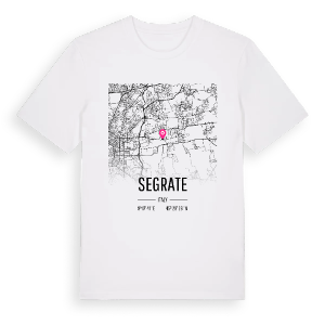 Segrate karta t-shirt – ekologisk bomull t-shirt från Pinshirt
