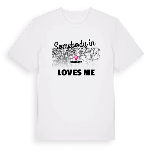 Någon i Segrate älskar mig t-shirt – ekologisk bomull t-shirt från Pinshirt