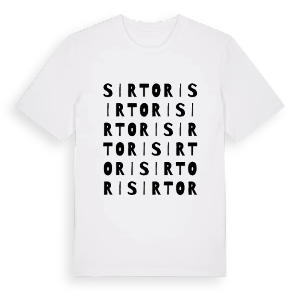 Sirtori ordlek t-shirt – ekologisk bomull t-shirt från Pinshirt