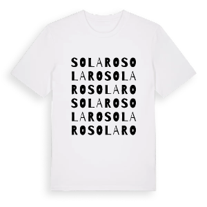 Solaro ordlek t-shirt – ekologisk bomull t-shirt från Pinshirt