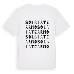 Solbiate Arno ordlek t-shirt – ekologisk bomull t-shirt från Pinshirt