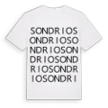 Sondrio ordlek t-shirt