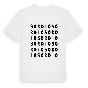 Sordio ordlek t-shirt – ekologisk bomull t-shirt från Pinshirt