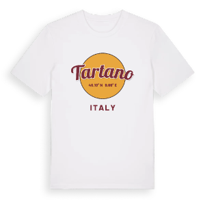 Tartano cirkel t-shirt – ekologisk bomull t-shirt från Pinshirt