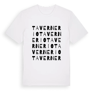 Tavernerio ordlek t-shirt – ekologisk bomull t-shirt från Pinshirt